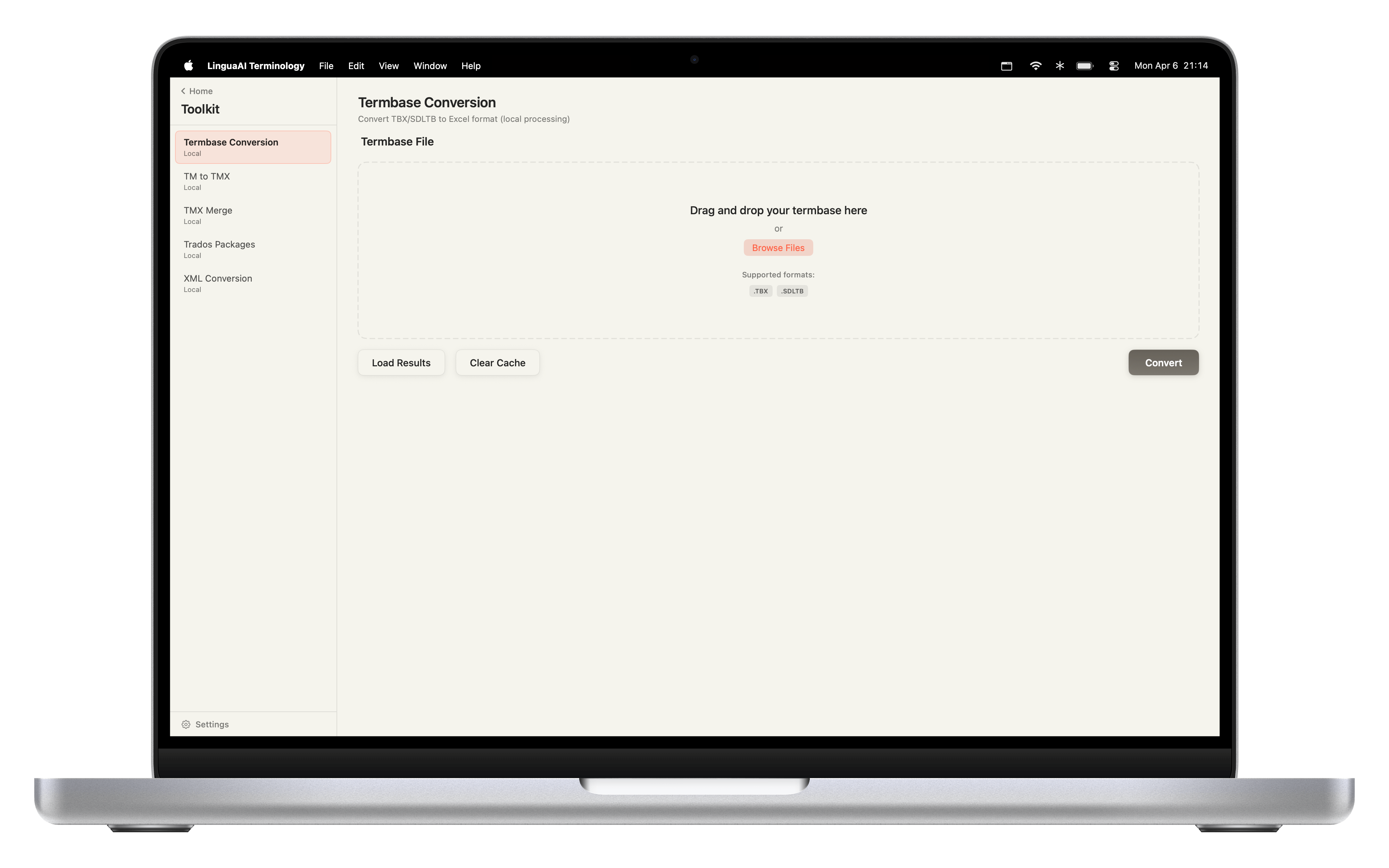 Termbase conversion